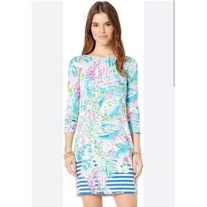 Lilly Pulitzer Pearson Dress Postcards From Positano UPF 50+‎ Vacation Beach XS